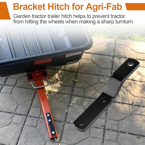 Lawn Mower Hitch for Agri-Fab 23475, Garden Tractor Trailer Hitch Bracket