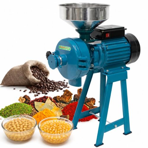 ABORON 3000W Electric Grain Mill, 110V Corn Wheat Rice Grinder, 2 Options