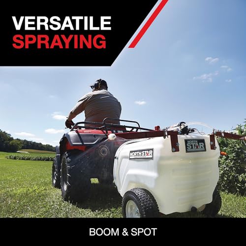 NorthStar 31-Gallon Tow-Behind Boom/Spot Sprayer, 2.2 GPM, 12V, 70 PSI