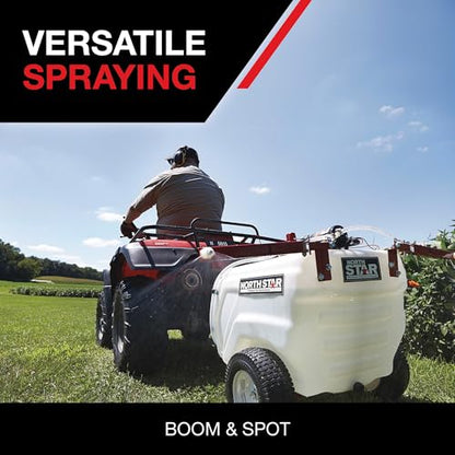 NorthStar 31-Gallon Tow-Behind Boom/Spot Sprayer, 2.2 GPM, 12V, 70 PSI