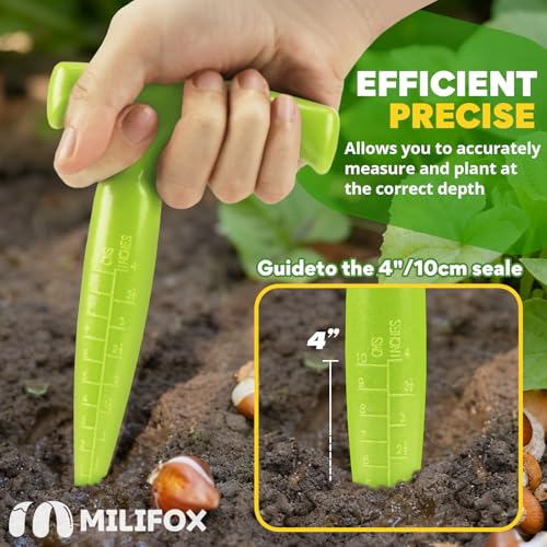 Seed Planter Tool, T-Handle Seed Dibber, Light Green, 1 Pack - color: Light Green, 1-Pack