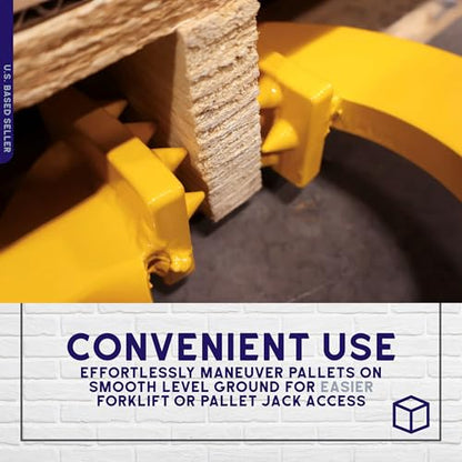 BISupply Pallet Puller Clamp, 6,000 lb pound Pulling Capacity, Pallet Grabber Hook Puller Tool for Forklift Chain