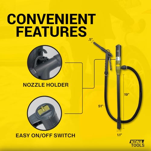 Portable Fuel Transfer Pump KTEP01MRUSB - style: Battery/USB Powered Rubber Hose