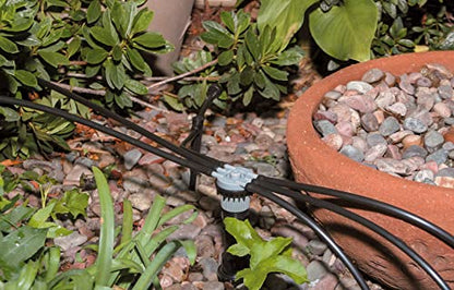 Rain Bird MANIFRE6S Drip Irrigation 6-Port Manifold, Unregulated Free Flow (Pack of 10) - size: 1/2" NPT x 1/4" Drip (Pack of 10), style: 6-Port Free Flow (Pack of 10)