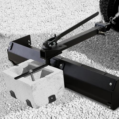 42" Tow Behind Box Scraper, Box Blade Hitch Tow Fit for ATV UTV