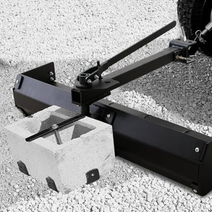 42" Tow Behind Box Scraper, Box Blade Hitch Tow Fit for ATV UTV