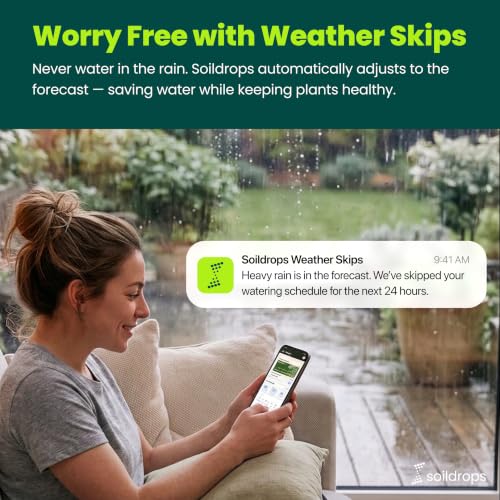 AI Smart Sprinkler Controller, 8-Zone WiFi Irrigation Controller for Indoor & Outdoor Use, DIY Garden & Lawn Watering Kit, App-Based Auto Watering