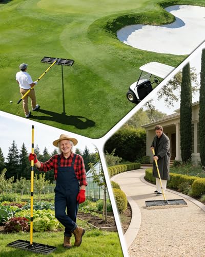 Joyhalo 48in Lawn Leveling Rake - size: 48in