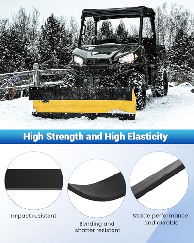 72 x 3 x 1/2 Inch Polyurethane Snow Plow Cutting Edge - color: 72x3 x1/2 Inch