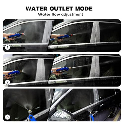 NEWISHTOOL High Pressure Sprayer Hose Nozzle, Air Hose Water Spray Nozzles