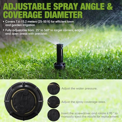 2 Pack Sprinkler Head Compatible with Rain Bird 5000 Series