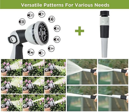 Tuyeho Heavy-Duty Automatic Retractable Garden Hose Reel 90FT Wall Mount - size: 1/2" 90FT