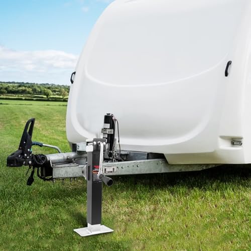 Swivel Trailer Jack 5000 lbs Pipe Mount Weld-On Jack - size: 10 in 5000 lbs Top-Wind