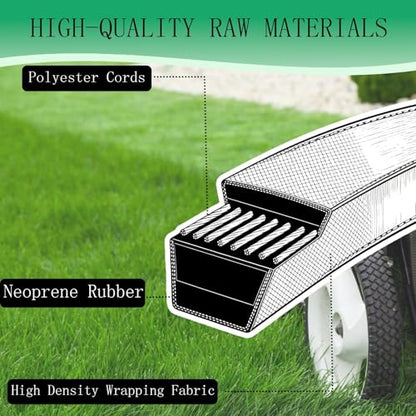 1/2" x 90" Lawn Mower Deck Belt Compatible with Craftsman Husqvarna 193214