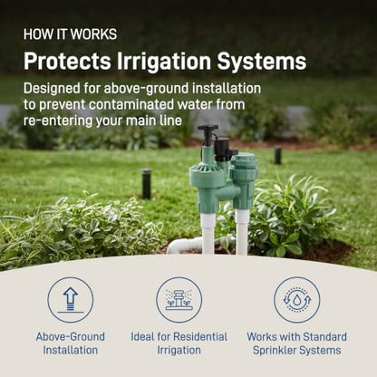 Orbit 57623 3/4" FPT 100 Series Anti-Siphon Automatic Sprinkler Valve with Flow Control (Pack of 2) - size: 2 Pack 3/4 Inch FPT 100 Series, style: 100-series
