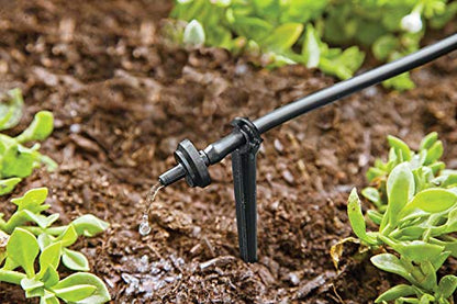 Raindrip R560DP Drip Watering System, Automatic Drip Irrigation System with Timer for Containers and Hanging Baskets, Waters up to 20 Plants, Includes 20 Drippers, Black - color: Timer, style: Container & Hanging Baskets