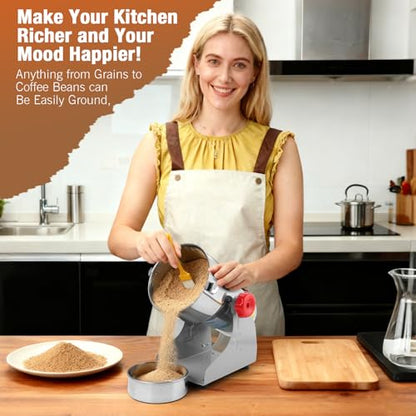 Electric Grain Mill Grinder-Swing Type 3500W 110V 2000g Commercial Grinder - size: 2000g
