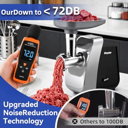 Electric Meat Grinder for Home,Sausage Stuffer and Kubbe Maker