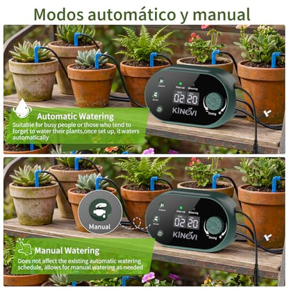 Solar Drip Irrigation System, Auto Plant Waterer for 30 Pots