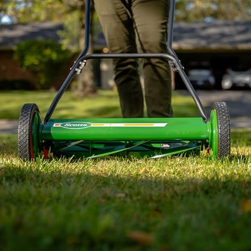 Scotts 2000-20S 20-Inch 5-Blade Push Reel Lawn Mower, Green - size: 20-Inch, 5-Blade