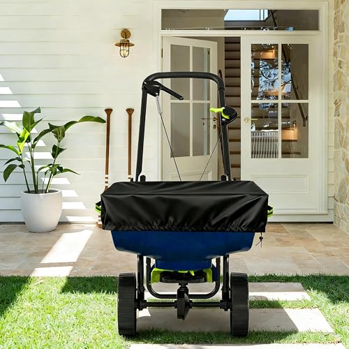 Broadcast Spreader Cover - 600D Waterproof, Fits 85-100lb Hopper, 26x26x10