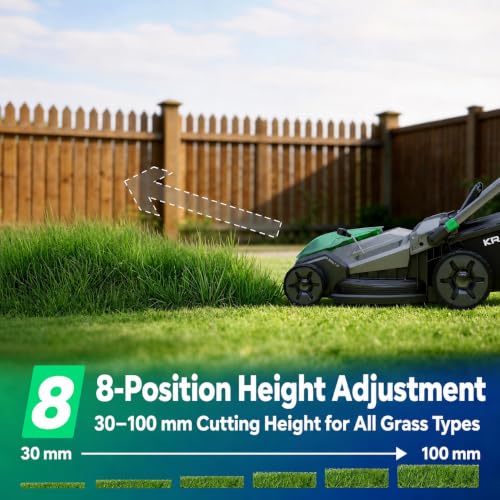 20.5" 40V Brushless Cordless Electric Self Propelled Lawn Mower - size: 20.5 Inch