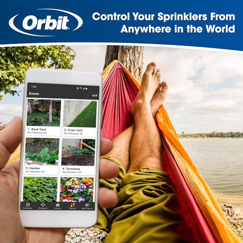 Orbit B-hyve XR Smart Sprinkler Timer - 16-Zone - WiFi-Enabled Indoor/Outdoor Irrigation Controller - App Control - Weatherproof Watering System - Multi Zone - Custom Programs - 57995 (Pack of 2) - size: 16-Zone (Pack of 2)