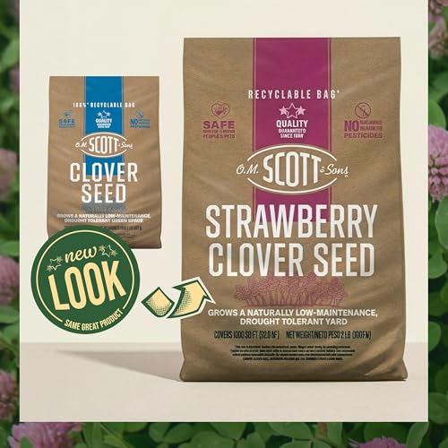 O.M. Scott & Sons Strawberry Clover Seed, 2 lbs. - color: Stawberry Clover, size: 1 Pack