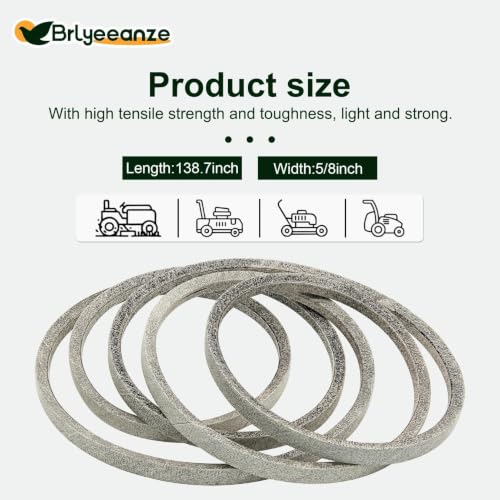 532197242 197242 Lawn Mower Deck Belt - size: 138.2"L x 0.63"W