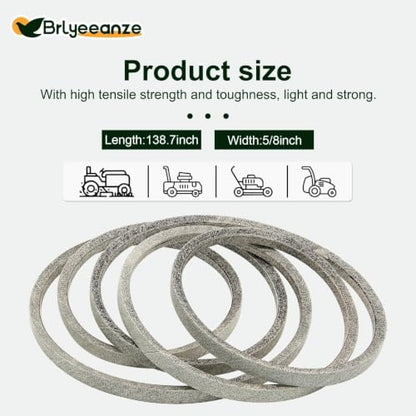 532197242 197242 Lawn Mower Deck Belt - size: 138.2"L x 0.63"W