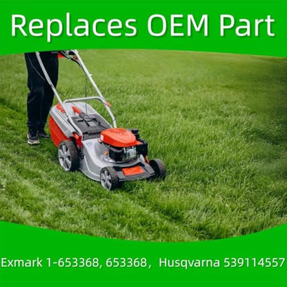 Mower Deck Cutting Belt for Exmark 1-653368 653368 Husqvarna Z254 539114557, 5/8 X 154 Inch RZ5422 and RZ5424 with 52" and 54" Deck Husqvarna z254 Deck Belt - size: 1-653368(1pk)