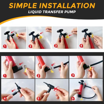 Manual Siphon Pump for Water, Fuel, Oil and Inflation
