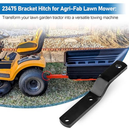 Lawn Mower Hitch, 23475 Bracket Compatible with Agri-Fab, John Deere etc