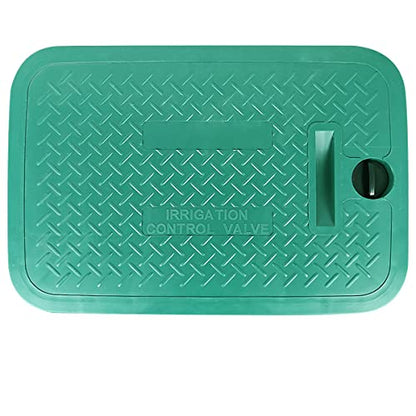 12x17 Valve Box Cover Lid Sprinkler Valve Box Lid Replacement Rectangular for Outside Irrigation - color: 12x17 inch