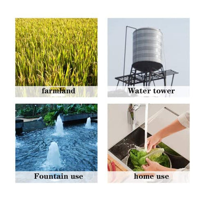 3 Inch Bore Deep Well Submersible Pump 110V 1/3HP Water Well Pump 157ft Head 18.5GPM Impeller Deep Well Pump with External Control Box for Water Tower Industrial Agricultural Irrigation Home Use - size: 3SDM207-110V/60Hz-1/3HP
