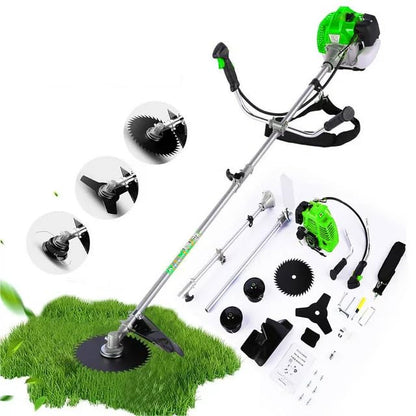 4-in-1 Weed Wacker 58cc Gas String Trimmer,Brush Cutter Green