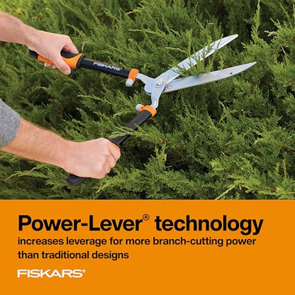 Fiskars 23" Power-Lever Garden Hedge Shears, Self-Sharpening Blades - style: 23" Power-Lever