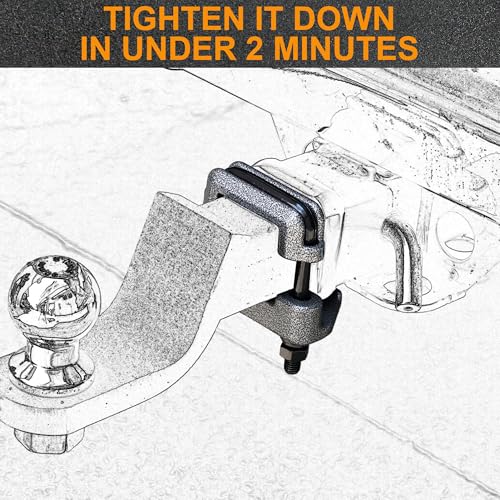 Anti Rattle Clamp Hitch Tightener, Stabilizer for 2" Trailer Hitches - color: 2"-A, size: 2"