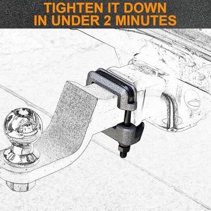 Anti Rattle Clamp Hitch Tightener, Stabilizer for 2" Trailer Hitches - color: 2"-A, size: 2"
