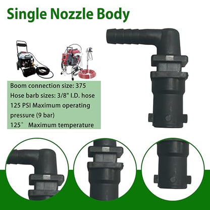 Replacement Spraying Systems 18635-111-406-NYB Fits QJ100 Series Quick TeeJet Single Nozzle Body
