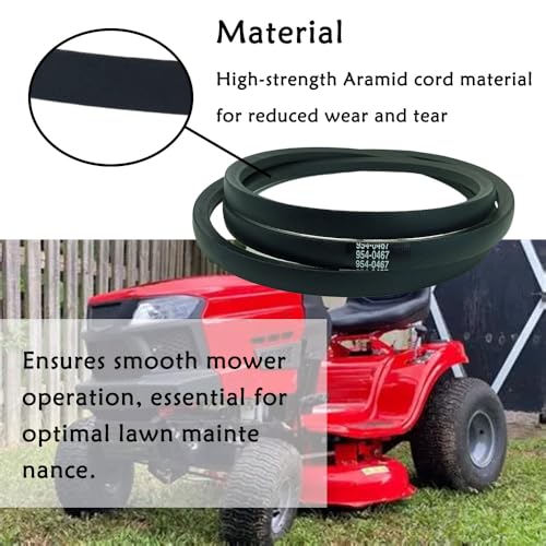 954-0467A Lower Drive Belt, 5/8” x 90.8” Aramid Replacement for Craftsman T1100, Cub Cadet LTX1040, Troy-Bilt Bronco, Toro LX460 Lawn Tractor