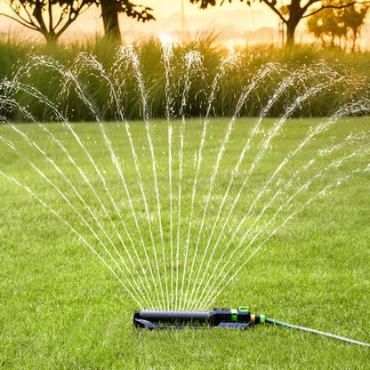 RESTMO Oscillating Sprinkler with Metal Base, Lawn Sprinklers for Yard - size: 1 Pack