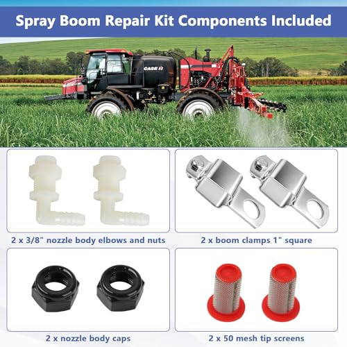 2 x 3/8" Polypropylene Elbow Nozzle Body Kit (11/16" MPS x 3/8"HB)
