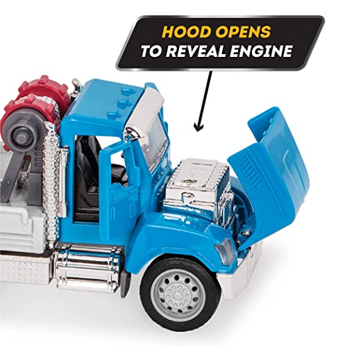 Driven by Battat – 7-Inch Tow Truck Toy with Lights & Sounds, Movable Parts, City Vehicle for Boys & Girls, Durable Design, Realistic Details, 3+ Years Toy for Kids - style: Tow Truck