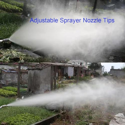 Adjustable Sprayer Nozzle Tips 2 Sets High Pressure Misting Spray Nozzle 1.5mm Aperture - size: 3x3x0.8 inches