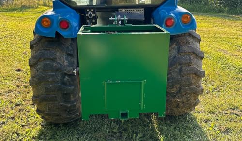 YINTATECH 800lbs 3 Point Capacity Tractor Ballast for CAT1, Green - color: GREEN