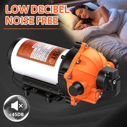Upgraded 55-Series 115VAC 5.0 GPM, 60 PSI Self-Priming Water Pressure Pump - size: 115V 5.0