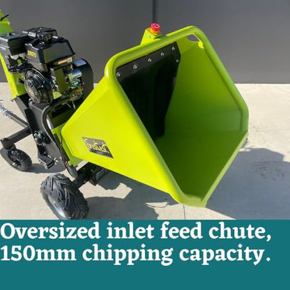 FORESTWEST 11062, 6" Wood Chipper, Wood Shredder 20HP Petrol with E-Start