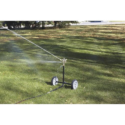 Strongway Wheeled Sprinkler, 6-10 GPM, 100ft. Coverage, 7,800 Sq. Ft. - size: 2 Nozzles