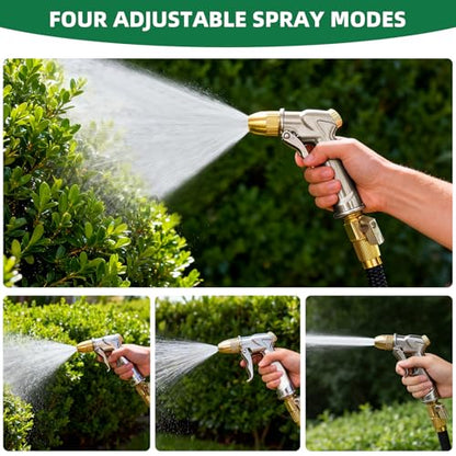 ARXIVE Heavy Duty Garden Hose Nozzle, High Pressure Handheld Sprayer